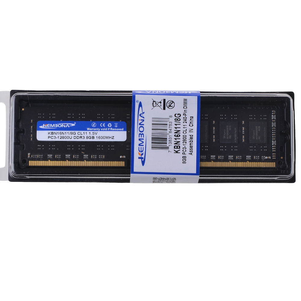 PC RAM DDR3 8GB 1.35V 1600MHz 1.35V PC3-12800 Memory For Desktop